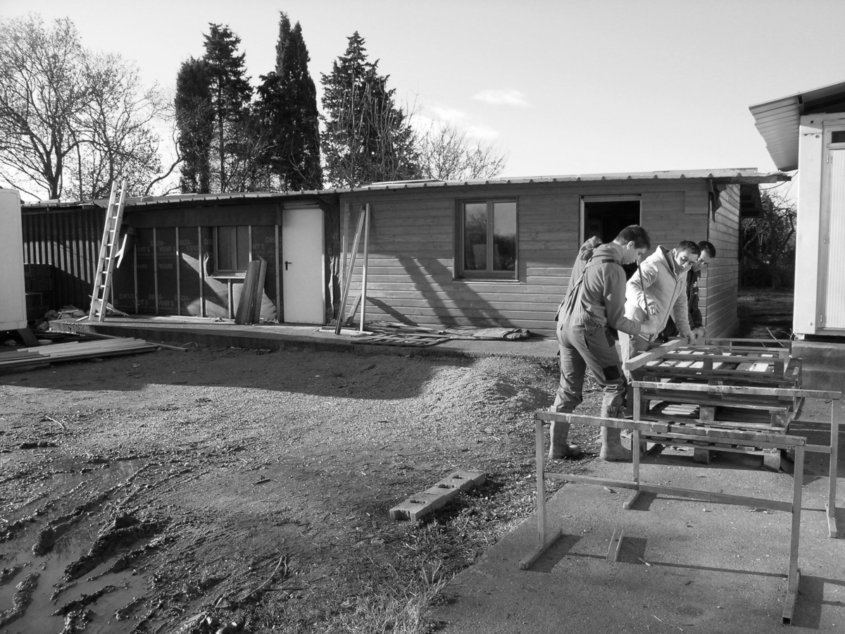 vestiaires & salle d'activités